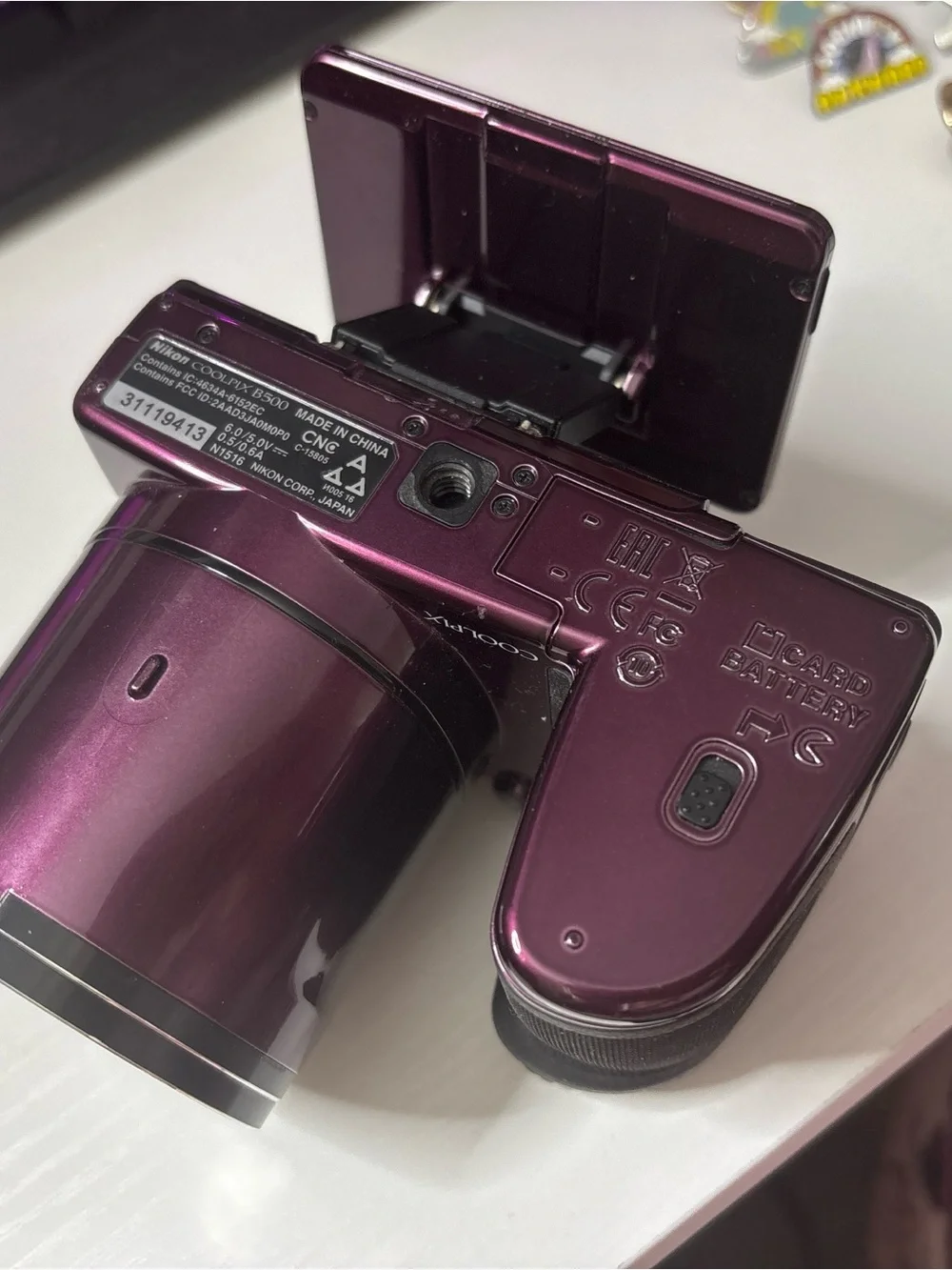 Nikon Black Digital Camera with 40x NIKKOR Zoom